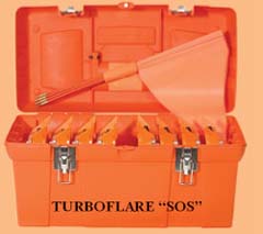 Turboflare SOS Red/White
